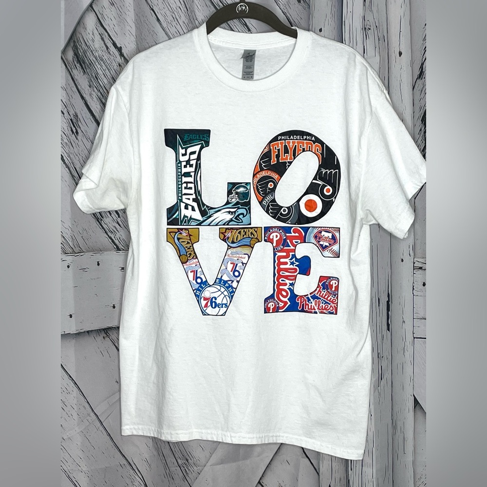 Philadelphia Fan T-Shirt All Major Teams M